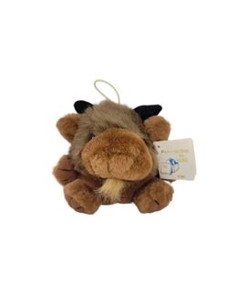 Vintage Purr-fection by MJC Bubba  Buffalo Plush Hanging 4" Stuffed Animal 1994