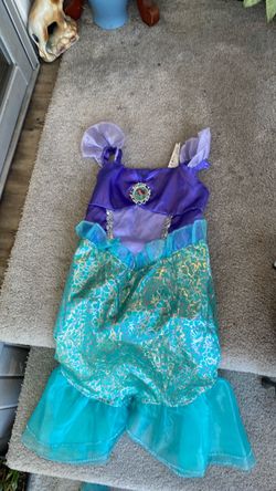 Girl costume dress Disney Princess Ariel little mermaid 🧜‍♀️ Sz. 3-5. Years