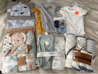Baby clothes and towels