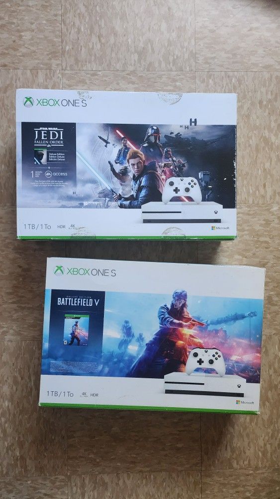 XBOX ONE S 1TB UNOPENED SYSTEMS $110.00 EACH
