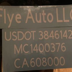 Decals For Trucks/ Business