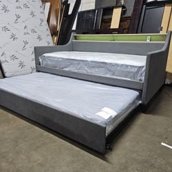 Twin Trundle Bed And Mattress 