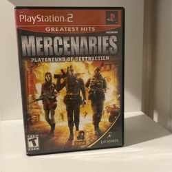 Ps2 Mercenaries Playground Of Destruction, Mercenaries World In Flames 2 