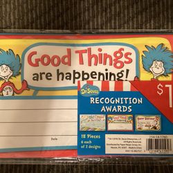 Brand New Dr. Seuss Recognition Awards