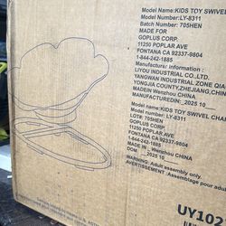 Olakids Sensory Spinning Chair, Flower Shape 360° Swivel Seat for Autistic Kids Autism ADHD Children with Non-Slip Design, Sit and Spin Toy for Body B