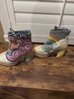 Irregular Choice Unicorn Platform Ankle Boots