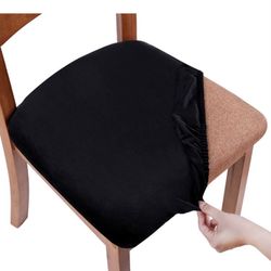 Original Velvet Dining Chair Seat Covers