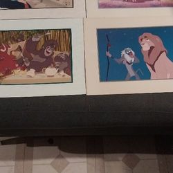 LION KING DISNEY PRINT ORIGINAL Take All 4 S40