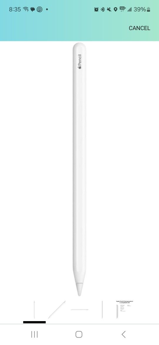 Apple Pencil (2nd Second Generation)