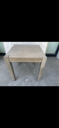 Square side table