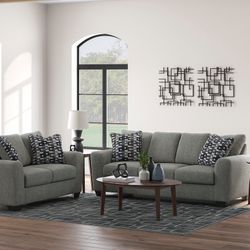 Ashley 302-04 Sofá & Loveseat Set ✅🔥👀💚🚛🩵