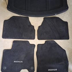 2018-2023 Hyundai Kona EV  Floor Mats & Cargo Cover 