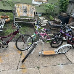 5 Bikes  As Is (sold As Bulk Only)