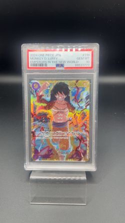 PSA 10: 2024 One Piece LUFFY Emperors in the New World Card