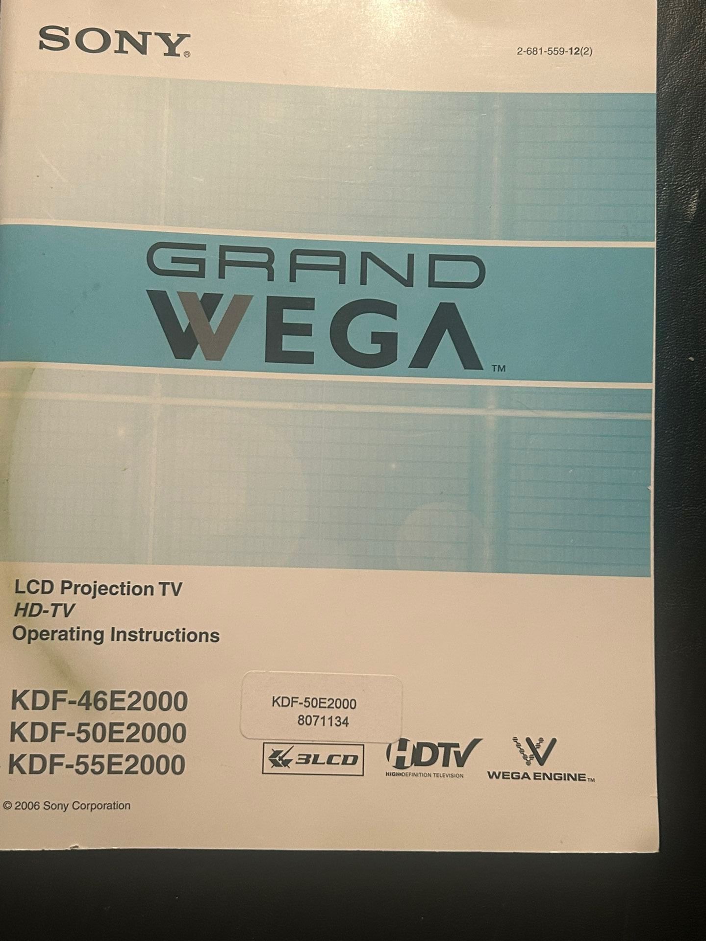 Sony Grand Waga 50” Television