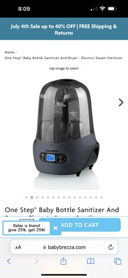 Baby Brezza Bottle Sterilizer/dryer