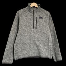 PATAGONIA WORN WEAR 1/4 ZIP BETTER SWEATER SIZE SMALL
