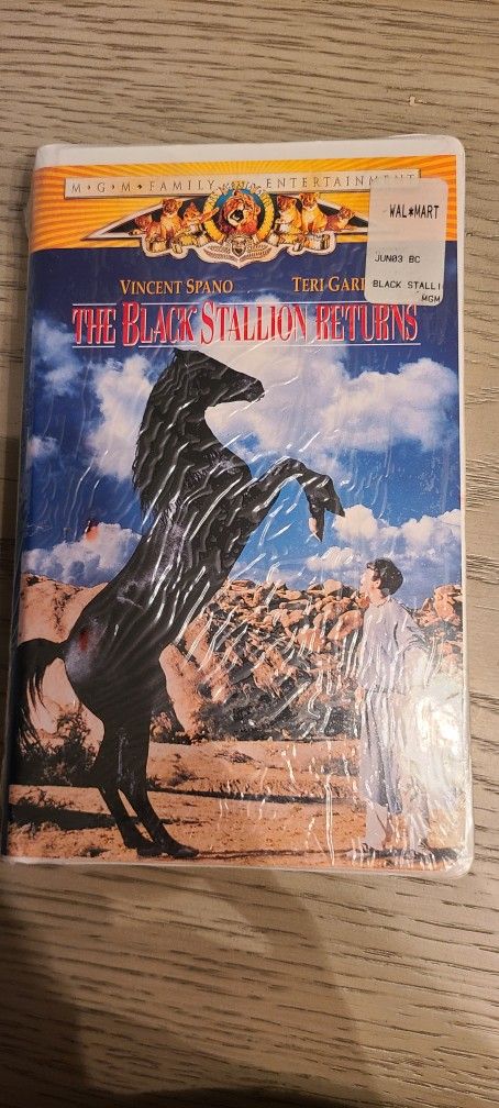 The Black Stallion vhs Unopened