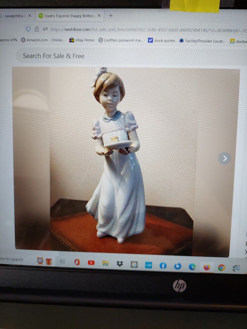 Lladro Figurine Happy Birthday Girl