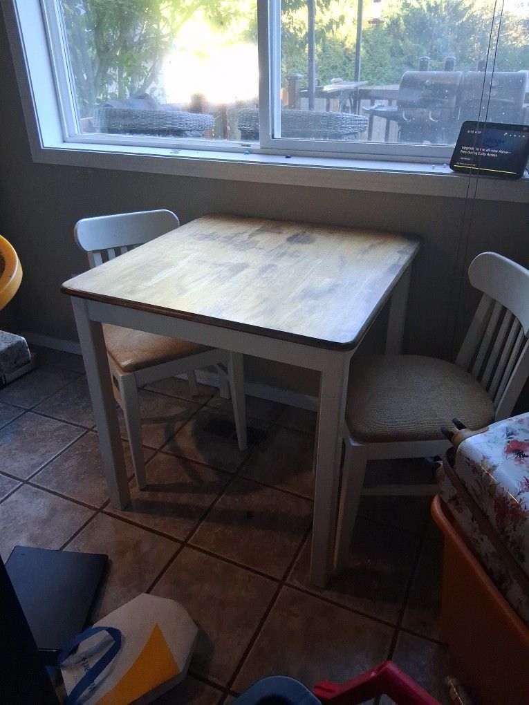 Table And Two Chairs