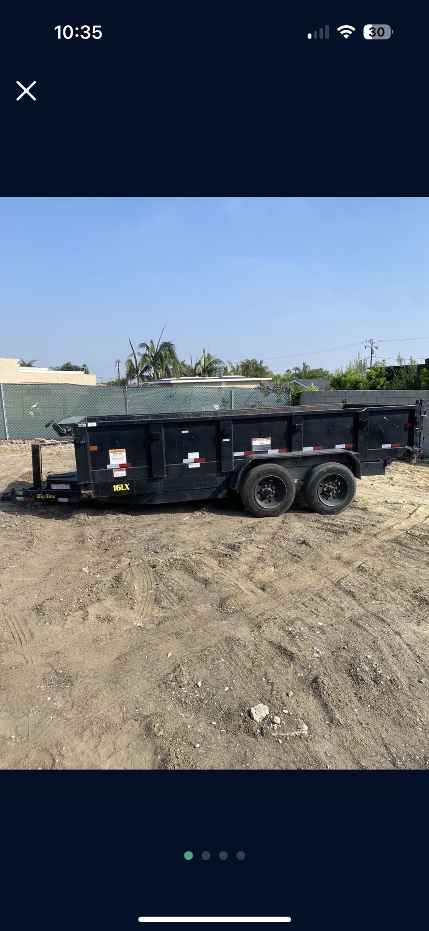 Big Tex 16lx Dump Trailer