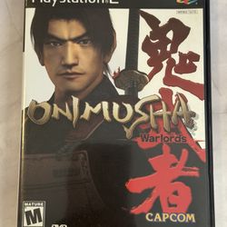 Onimusha Warlords For Sony PlayStation 2 PS2 Video Game 