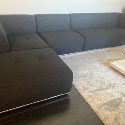 4pc Sectional Grayish Black From Hold It Designer Store