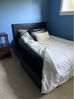 IKEA bed + desk