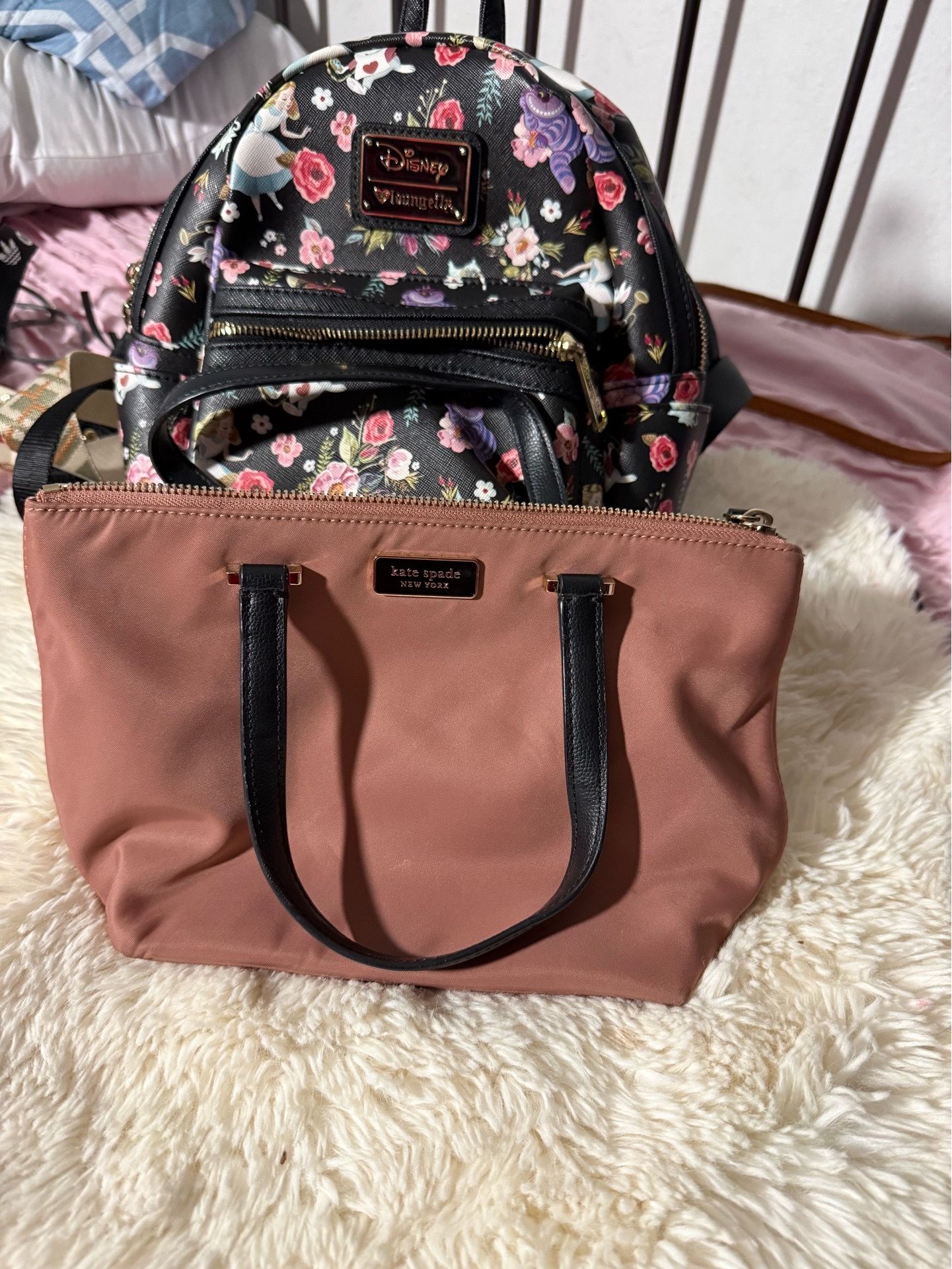 Backpack and handbag &15 each