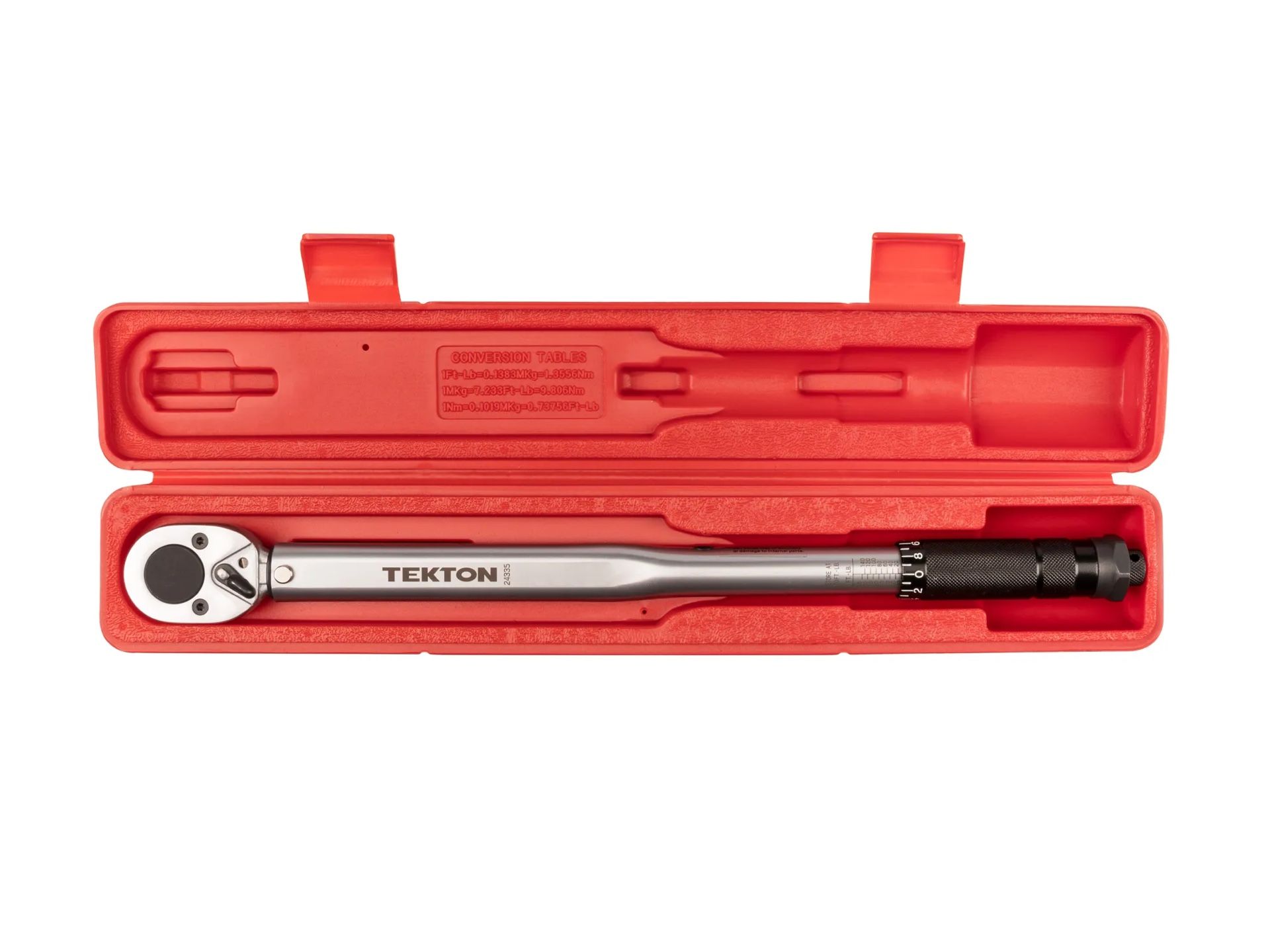 Tekton Torque Wrench 1/2 Inch Drive Micrometer (10-150 ft-lb)
