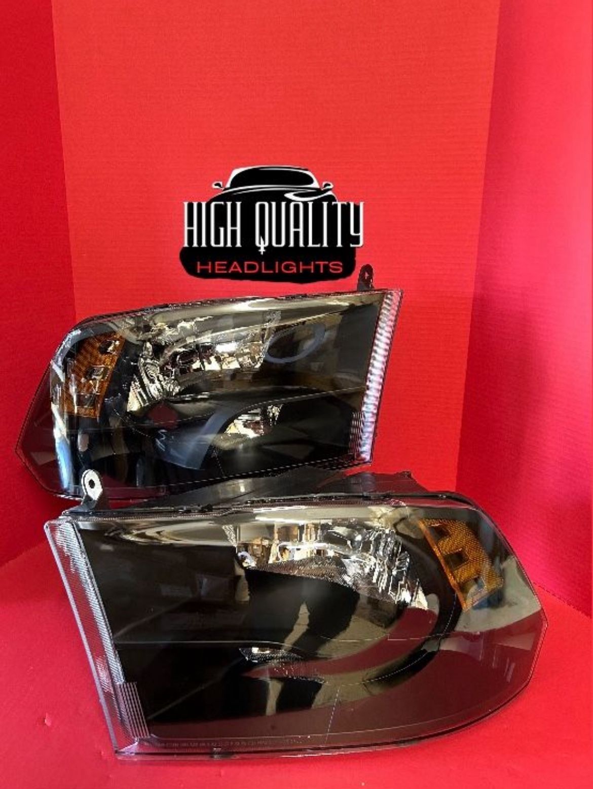 Dodge Ram 2009. 2018 headlights.