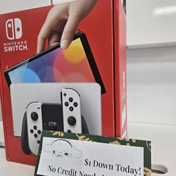 New-Nintendo Switch OLED - Gaming Consoles - Payments Available - Pay $1 Down To take It home
