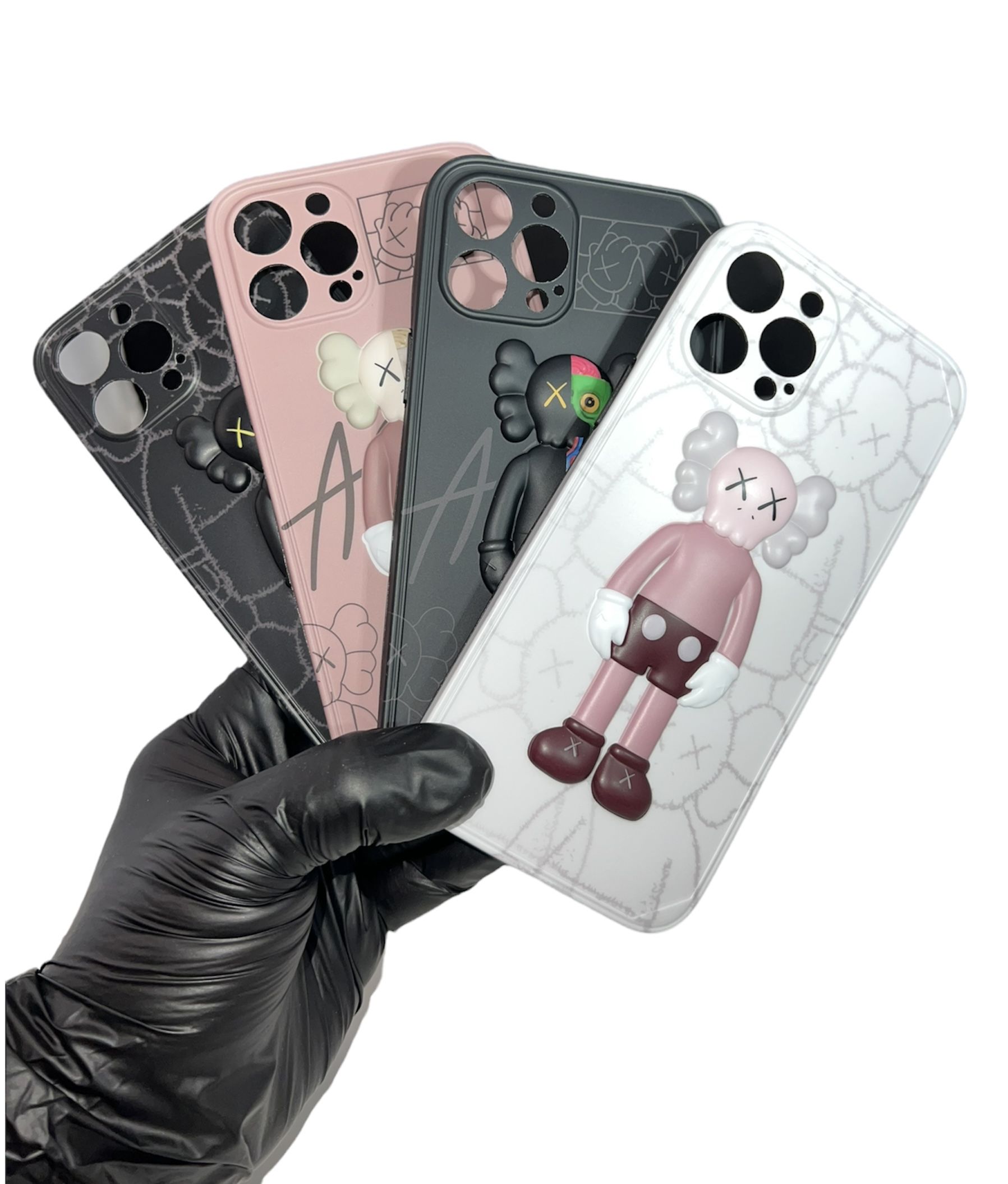 Kaws Fragment 3D Rubber iPhone Protective Case For Apple Hype Multiple Colors