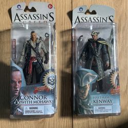 Assassin’s Creed 3 Action Figures: Haytham Kenway, And Conner (WITH MOHAWK)