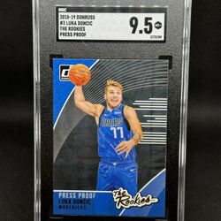 Luka Dončić The Rookies Press Proof Slab 