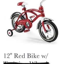 Classic Radio Flyer 12" Red Bike