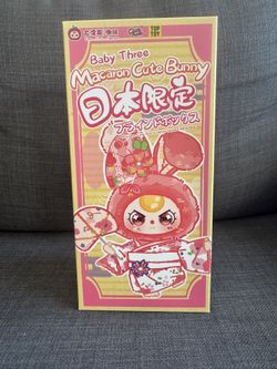 Baby Three  Macaron Cute Bunny  Japan Limited Exclusive