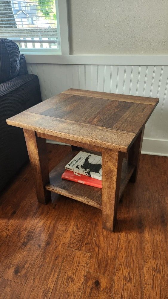Solid Wood Side Table