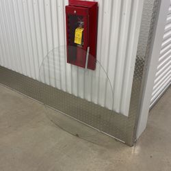 1/8 Inch Thick Round Beveled Dining Table Glass