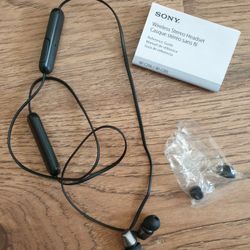 Sony WI-C310 Wireless Bluetooth Earbuds Neckband Headphones - BLACK