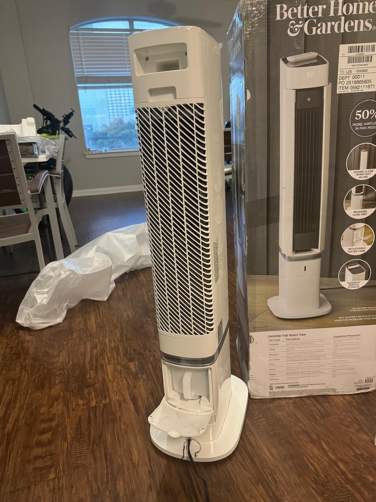 Better Homes&Gardens 3 in 1 Cooling Fan