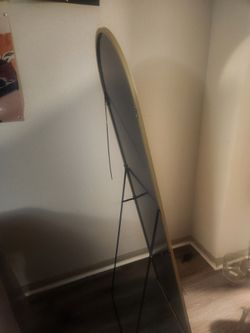 Mirror with stand