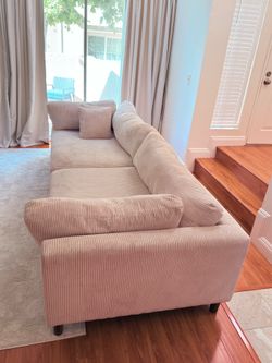 Extra wide sofa