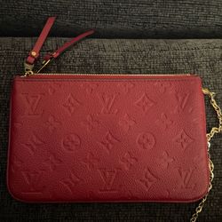Louis Vuitton LV Monogram Double Zip Pochette