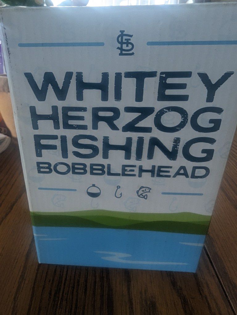 Whitey Herzog Fishing Bobblehead (SGA )