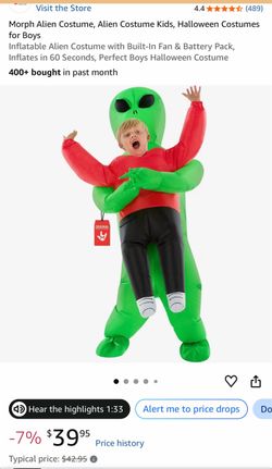 Kids Halloween Alien costume