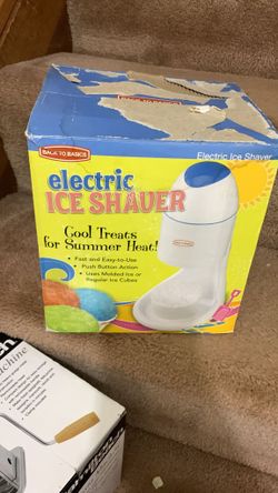 Back To Basic Electric Ice 🍨 Shaver