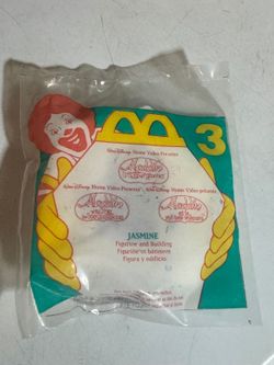 1996 McDonald's Aladdin King of Thieves Toy #3 Jasmine NIB