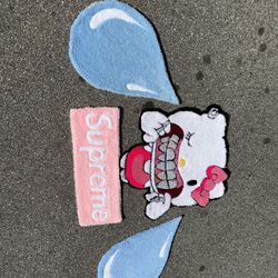 Rich kitty 4 Pcs Hand Made Rug Set w/FREE MINI RUGS