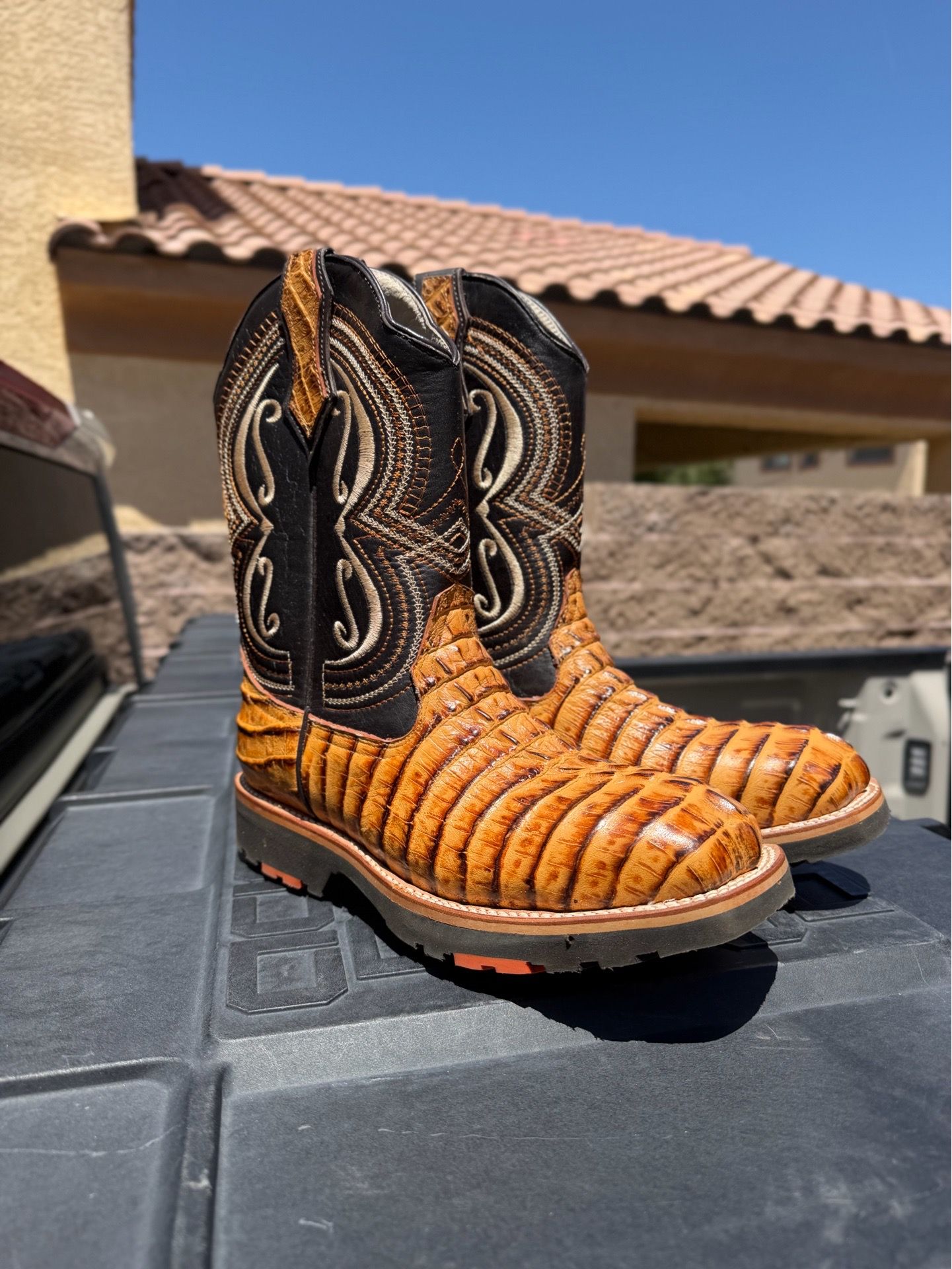Steel Toe Cowboy Work Boots